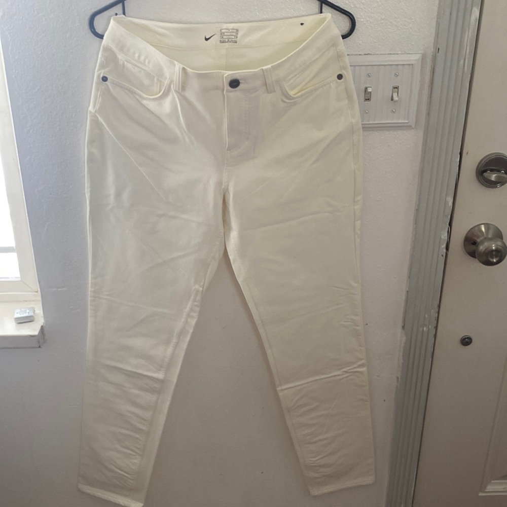 Off white Nike pants